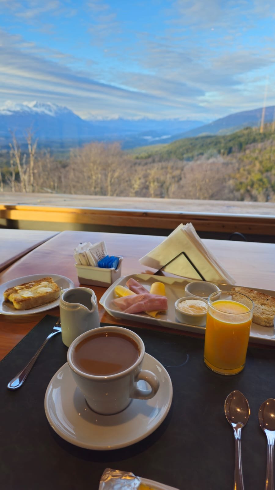 Desayuno del lodge